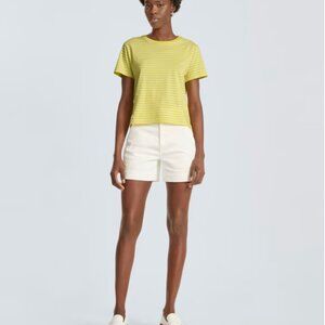 Everlane The Box-Cut Tee in Essential Cotton in Acacia / Tan